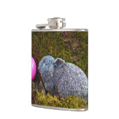 Flasques Lapin gris / lapin et balle de golf rose (Gauche)