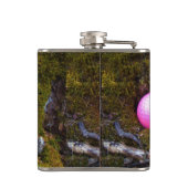 Flasques Lapin gris / lapin et balle de golf rose (Dos)