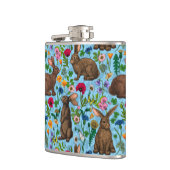 Flasques Lapins et fleur sauvage (Gauche)