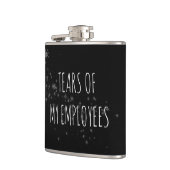 Flasques Larmes de mes employés Drôle Boss Cadeau Hip Flask (Gauche)