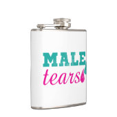 Flasques Larmes mâles Funky Rose et Turquoise (Droite)