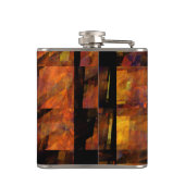 Flasques L'art Abstrait au mur (Dos)