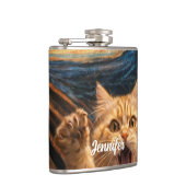 Flasques L'art de parodie de chat de Le Cri (Droite)