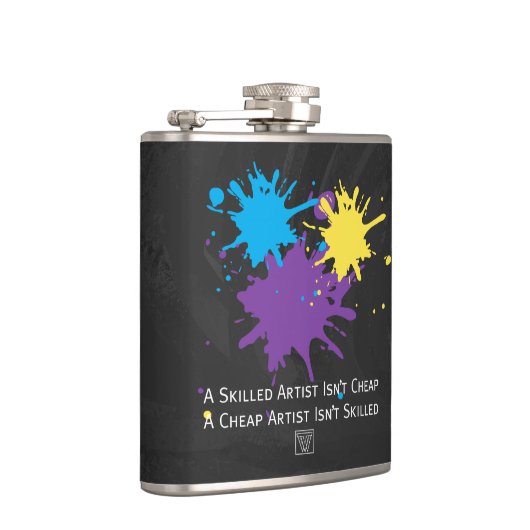 Flasques L'art n'est pas bon marché (Droite)