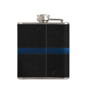 Flasques L'aspect en bois noir amincissent Blue Line (Dos)