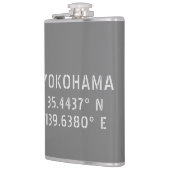 Flasques Latitude et longitude Yokohama (Gauche)