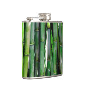 Flasques Le Bambou vert Stalks Photographie de la nature (Droite)