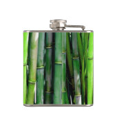 Flasques Le Bambou vert Stalks Photographie de la nature (Dos)