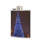 Flasques Le bleu allume l'arbre de Noël (Gauche)