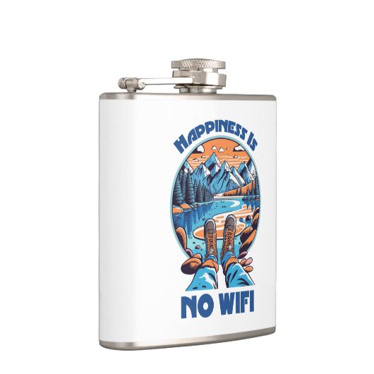 Flasques Le Bonheur N'Est Pas Une Source De Randonnée Wifi (Droite)