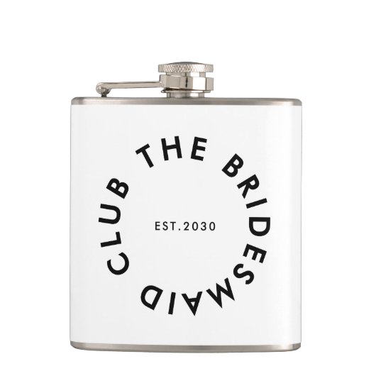 Flasques Le Bridesmaid Club Bachelorette (Devant)