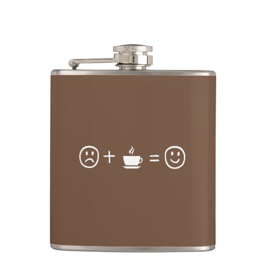 Flasques Le Café Vous Rend Heureux (Devant)