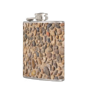 Flasques Le caillou rustique de nature lapide la photo (Gauche)