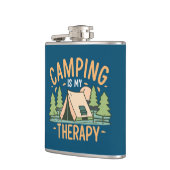 Flasques Le Camping Est Ma Thérapie (Gauche)