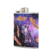 Flasques Le chat a frappé le bacon à l'oeil laser (Gauche)