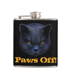 Flasques Le chat croisé indique des pattes !