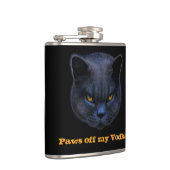 Flasques Le chat croisé indique des pattes outre de ma (Droite)