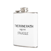 Flasques Le Chemin Divin Nécessite Une Lutte (Gauche)