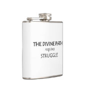 Flasques Le Chemin Divin Nécessite Une Lutte (Droite)