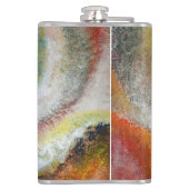 Flasques "Le chemin vers Sazi Runi" Fiole enveloppée de vin (Dos)