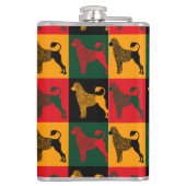 Flasques Le chien d'eau portugais intelligent (Dos)