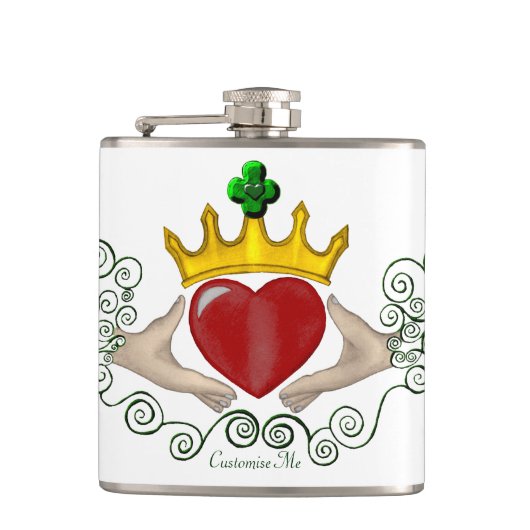 Flasques Le Claddagh (couleur complète) (Devant)