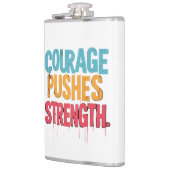 Flasques Le Courage Pousse La Force (Gauche)