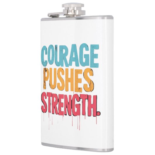 Flasques Le Courage Pousse La Force (Gauche)