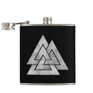 Flasques Le design viking de Valknut Norse