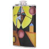 Flasques Le docteur de la peste - Peinture à l'huile (Gauche)