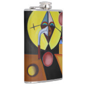 Flasques Le docteur de la peste - Peinture à l'huile (Droite)