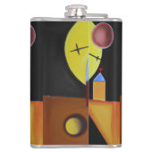 Flasques Le docteur de la peste - Peinture à l'huile (Dos)