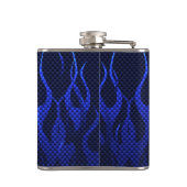 Flasques Le dragon en chrome aiment des styles bleus de (Dos)