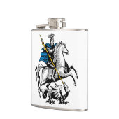 Flasques Le drapeau russe de Moscou symbole saint george (Gauche)
