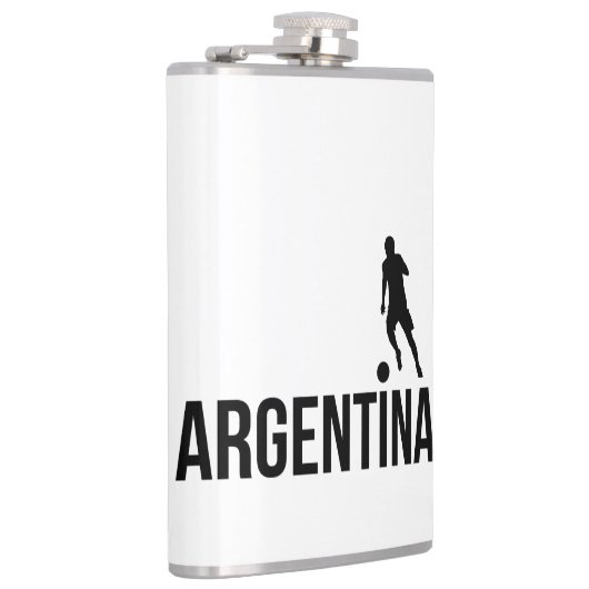 Flasques Le footballeur du drapeau argentin utilise point c (Droite)