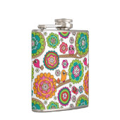 Flasques le griffonnage fleurit le motif d'arrière - plan (Droite)