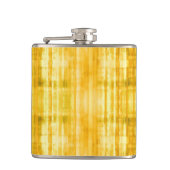 Flasques Le jaune barre le motif d'art (Devant)