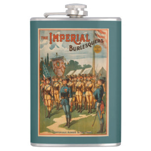Flasques Le jeu femelle impérial de soldats de Burlesquers