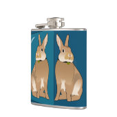 Flasques Le lapin unique dans le miroir (Gauche)