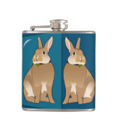 Flasques Le lapin unique dans le miroir (Devant)