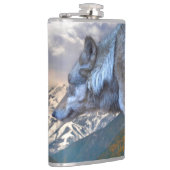 FLASQUES LE LOUP SEUL SURPLORE LA LIBERTÉ (Droite)