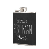 Flasques Le meilleur homme de tableau noir et blanc (Gauche)