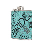 Flasques Le mot de mariée Cloud noir ID253 (Gauche)