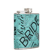 Flasques Le mot de mariée Cloud noir ID253 (Droite)