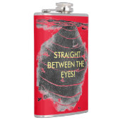 Flasques Le nid de Hornet "directement entre les yeux Flask (Droite)