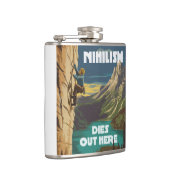 Flasques Le nihilisme meurt ici Escalade rock (Droite)