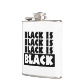 Flasques Le noir est noir (Gauche)