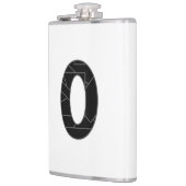 Flasques Le nombre zéro (0) en noir (Gauche)