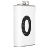 Flasques Le nombre zéro (0) en noir (Droite)