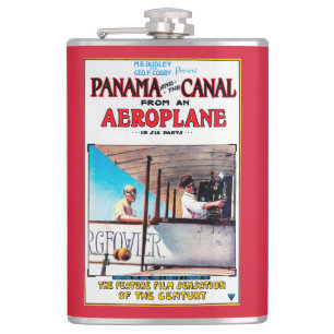 Flasques Le Panama et le courrier de promo de film d'avion
